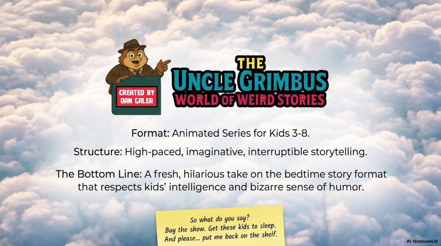 Closing page for The Uncle Grimbus World of Weird Stories